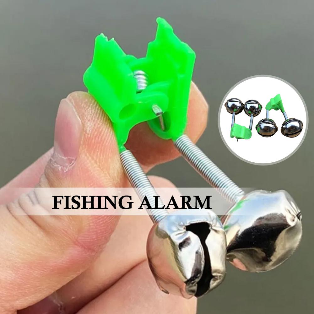 Fishing Kayak Rod Holder - 10 Buah Klip Lonceng Alarm Pancing,