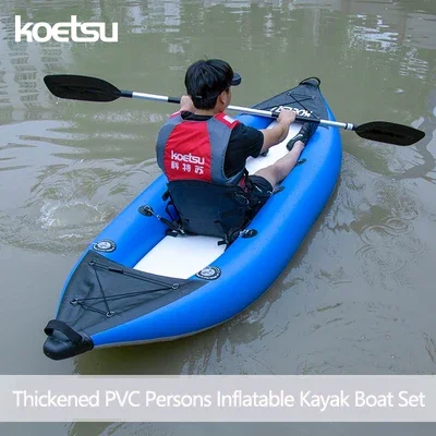Fishing Kayak Sit On Top - KOETSU Kayak memancing, bahan PVC tiup